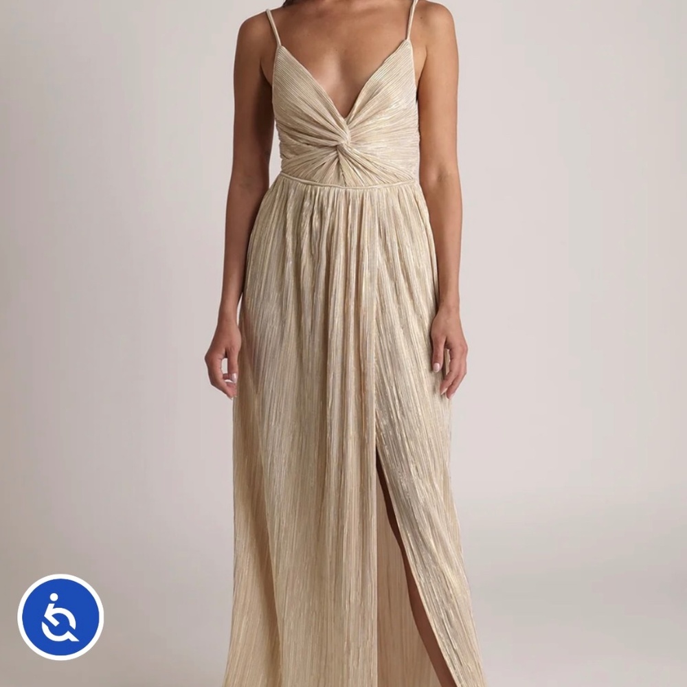 Sabina Musayev Viva Dress in Gold